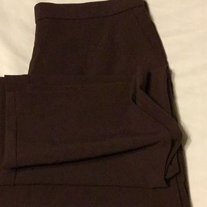 Kim Rogers dress brown size 12P w 2 pockets pants